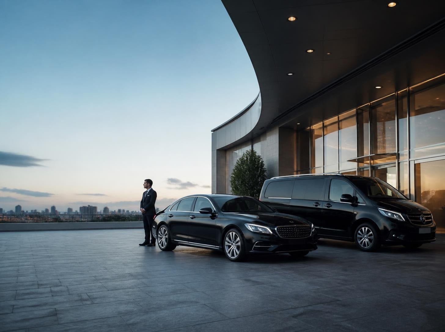 Véhicule Ryotei et chauffeur professionnel